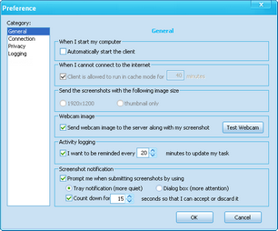 Set the configuration parameters to meet your users' work habits and preferences.